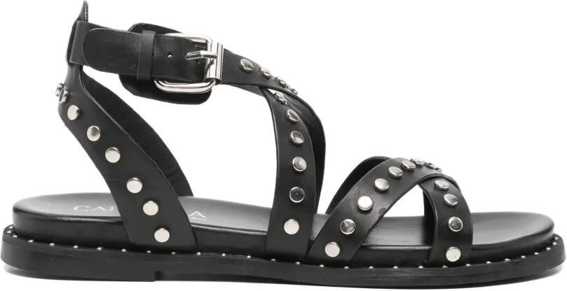 Carmela Sandalen verfraaid met studs Zwart