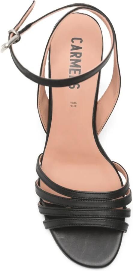 Carmens Leren sandalen Zwart - Foto 4