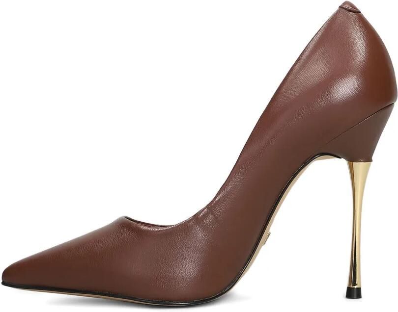 CARRANO 110 mm pumps met stilettohak en puntige neus Bruin - Foto 5