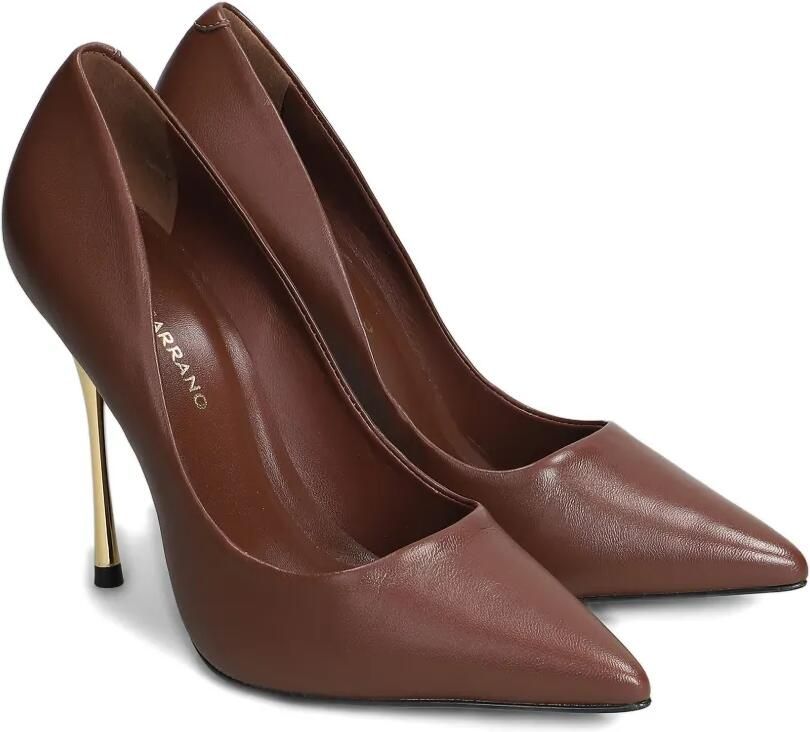 CARRANO 110 mm pumps met stilettohak en puntige neus Bruin - Foto 4