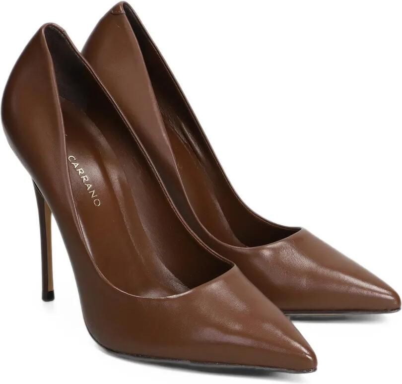 CARRANO Loretta pointed-toe stiletto pumps Bruin - Foto 3