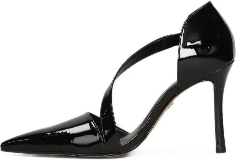 CARRANO patent-finish asymmetric-strap pumps Zwart - Foto 5