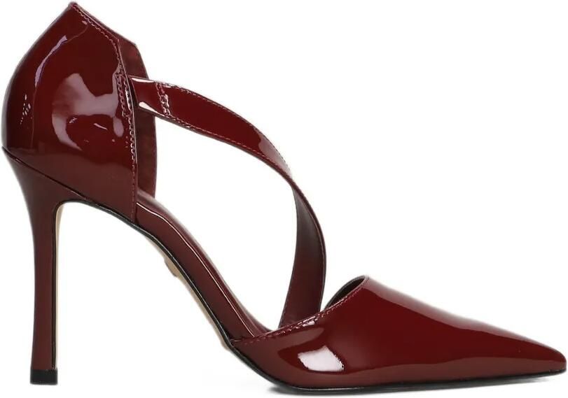 CARRANO patent-finish leather pumps Rood