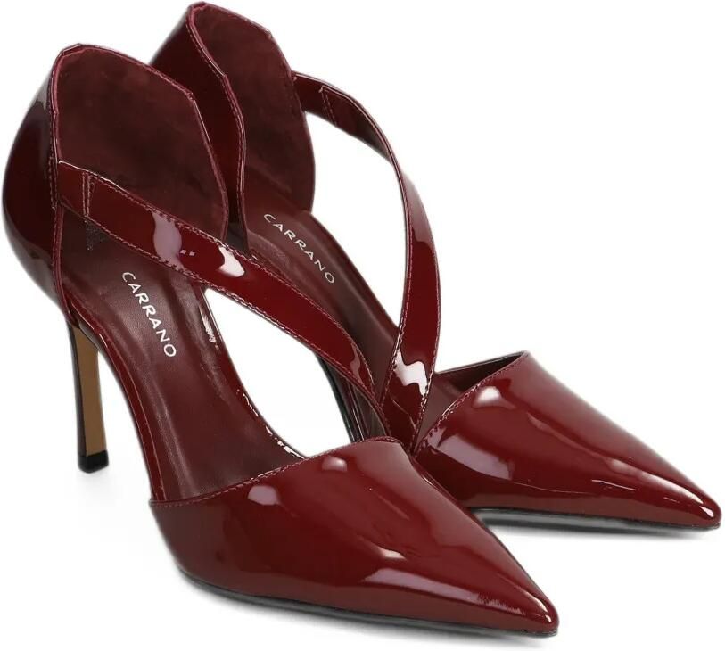 CARRANO patent-finish leather pumps Rood - Foto 4