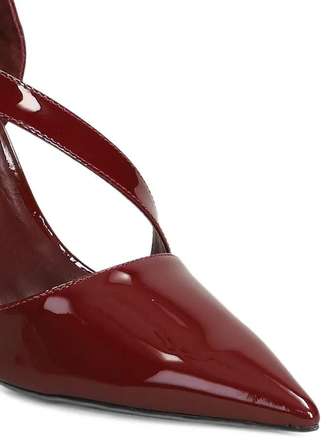 CARRANO patent-finish leather pumps Rood - Foto 3