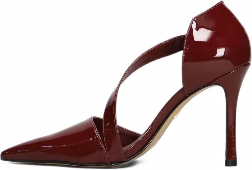 CARRANO patent-finish leather pumps Rood - Foto 5
