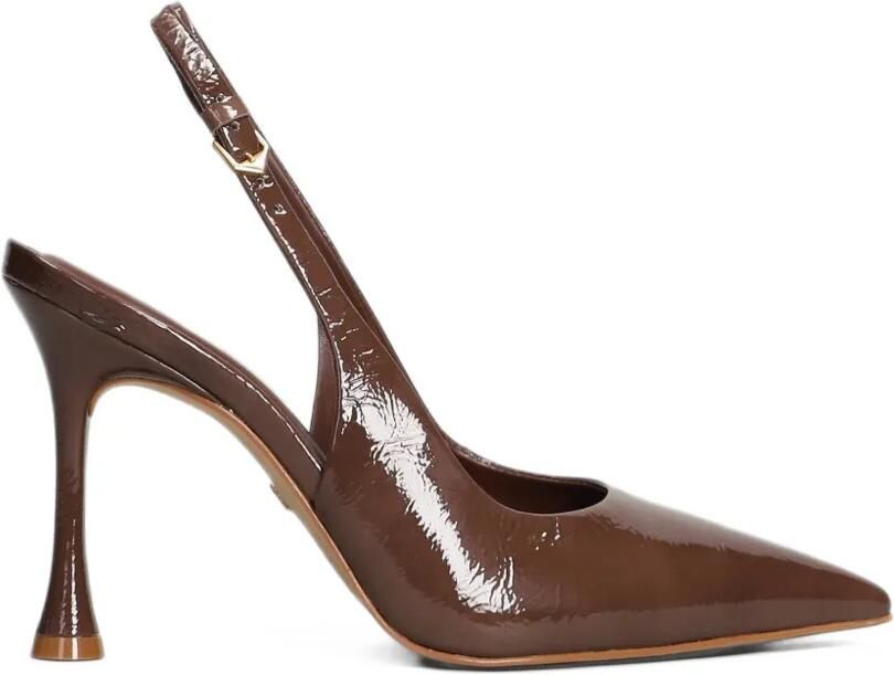 CARRANO pointed-toe slingback heeled pumps Bruin