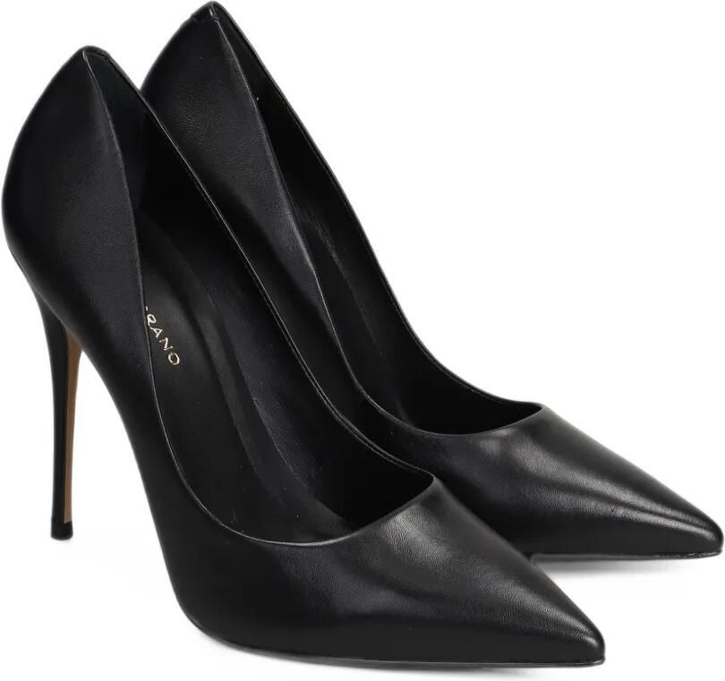 CARRANO pointed-toe stiletto pumps Zwart - Foto 4