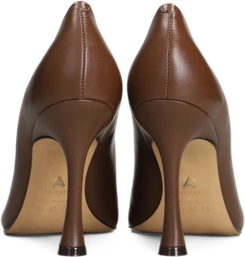 CARRANO Unique pointed-toe heeled pumps Bruin - Foto 2