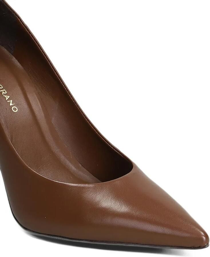 CARRANO Unique pointed-toe heeled pumps Bruin - Foto 3