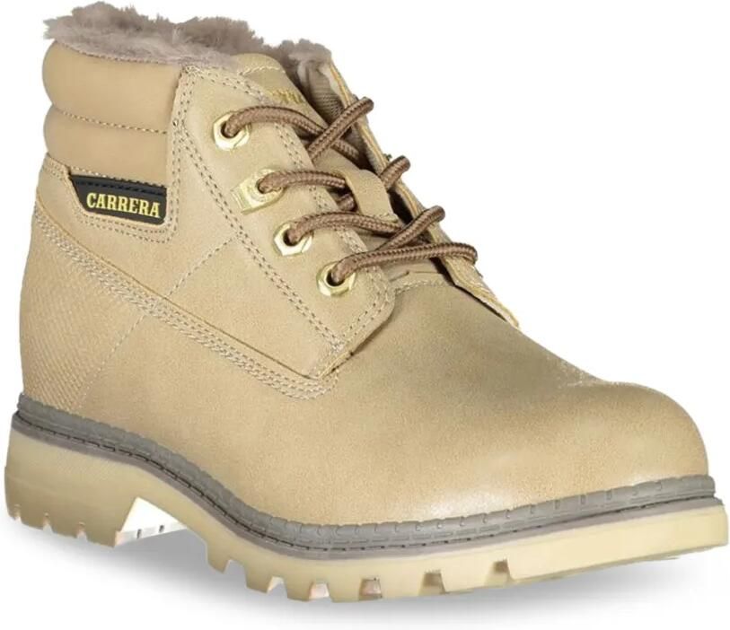 Carrera Enkellaarzen met voering van imitatiebont Beige - Foto 2