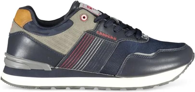 Carrera Sneakers met gestreept detail en mesh vlak Blauw