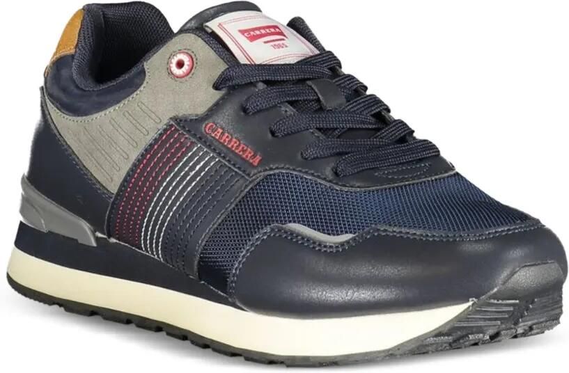 Carrera Sneakers met gestreept detail en mesh vlak Blauw - Foto 3