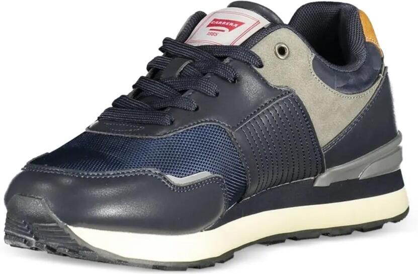 Carrera Sneakers met gestreept detail en mesh vlak Blauw - Foto 2