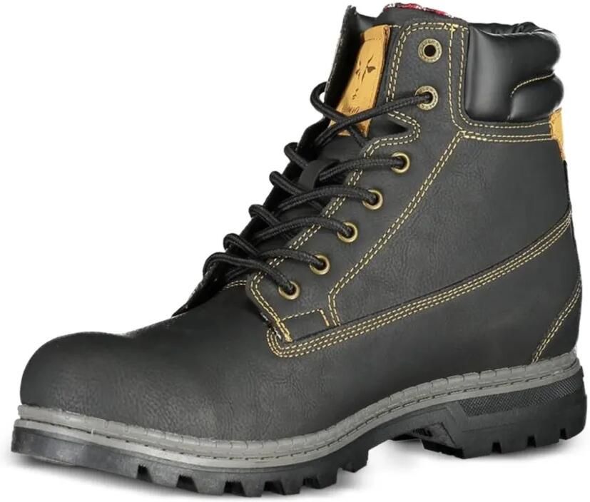 Carrera Veterlaarzen met contrasterende stiksels Zwart - Foto 3
