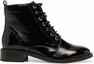 Carvela Leren veterlaarzen Zwart