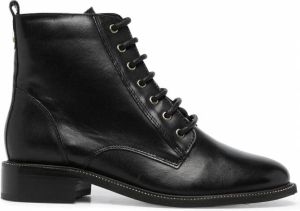 Carvela Leren veterlaarzen Zwart