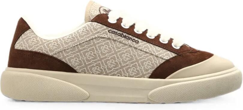 Casablanca Del Mar sneakers met monogram-print Beige