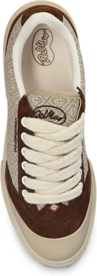 Casablanca Del Mar sneakers met monogram-print Beige - Foto 5