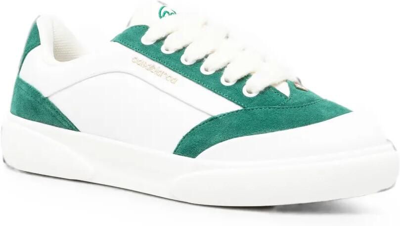 Casablanca Del Mar sneakers met suède vlak en logo-print Wit - Foto 3