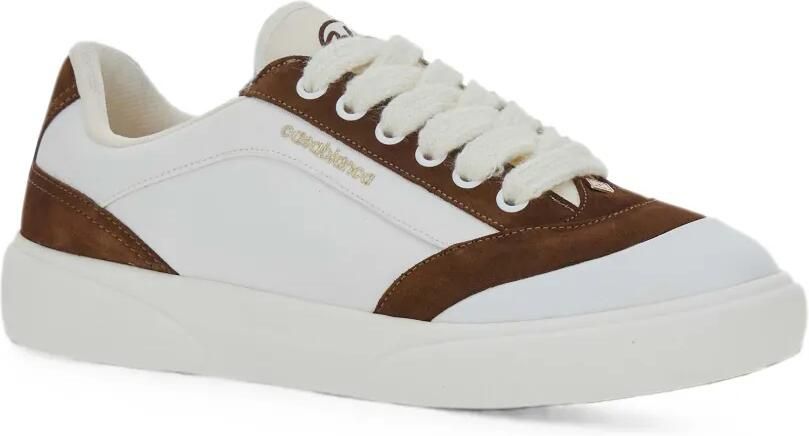 Casablanca Del Mar sneakers met suède vlakken en logo-print Wit