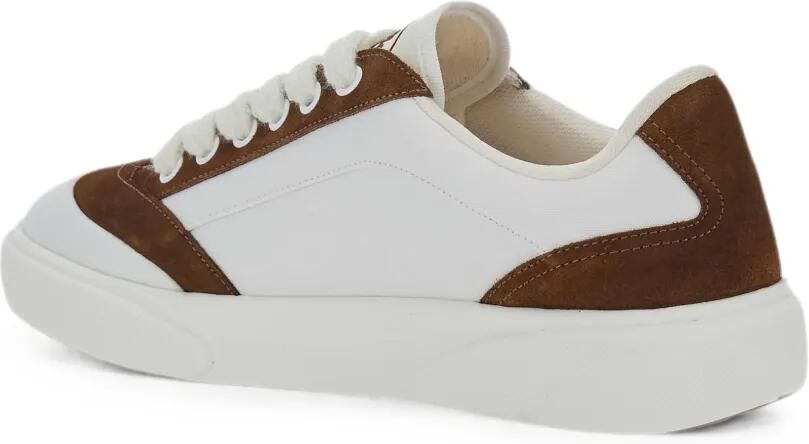 Casablanca Del Mar sneakers met suède vlakken en logo-print Wit - Foto 2