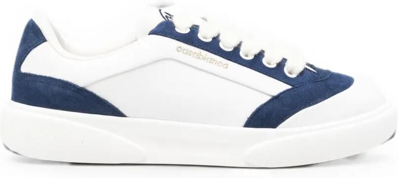 Casablanca Del Mar sneakers met suède vlakken Wit