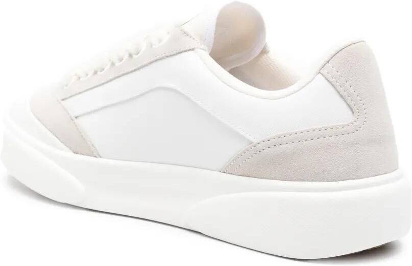 Casablanca Sneakers met suède vlakken en logo-print Wit - Foto 2