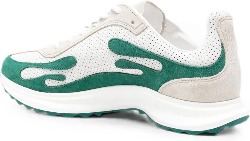 Casablanca Stade LT leren sneakers met geperforeerde details Wit - Foto 3