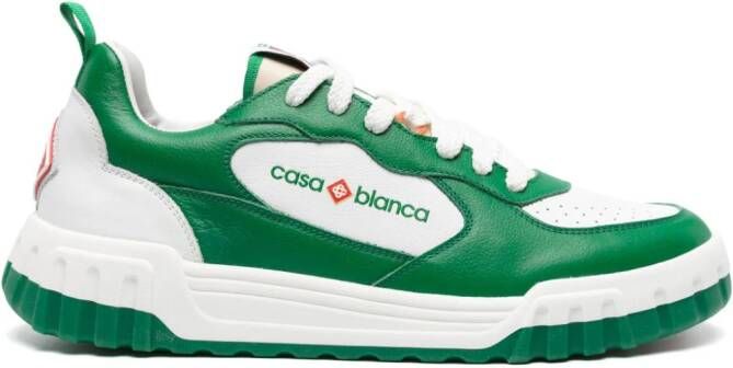 Casablanca Court leren sneakers Wit