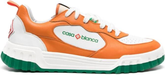 Casablanca Court leren sneakers Wit