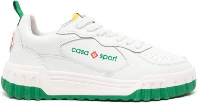 Casablanca The Court leren sneakers Wit