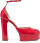 Casadei Lakleren pumps Rood - Thumbnail 1