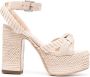 Casadei Sandalen met geknoopt detail Beige - Thumbnail 1