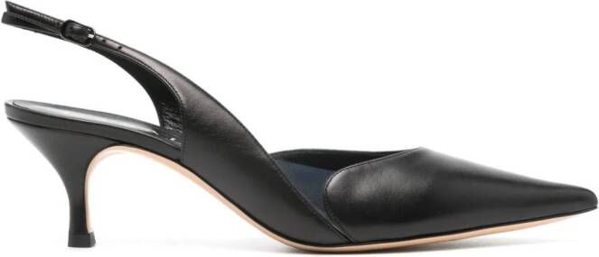 Casadei Leren pumps Zwart