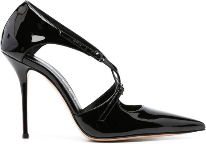 Casadei Anna leren pumps Zwart