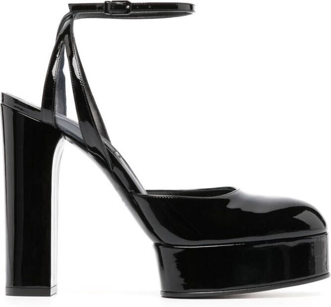 Casadei Bebe pumps met plateauzool Zwart