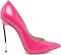Casadei 120 mm Blade lakleren pumps Roze - Thumbnail 1