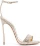 Casadei Blade sandalen met metallic afwerking Beige - Thumbnail 1