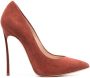 Casadei Blade pumps met puntige neus Bruin - Thumbnail 1