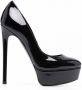 Casadei Blade glanzende stiletto pumps Zwart - Thumbnail 1