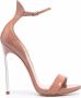 Casadei Blade lakleren sandalen Roze - Thumbnail 1