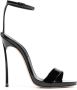 Casadei Blade lakleren sandalen Zwart - Thumbnail 1