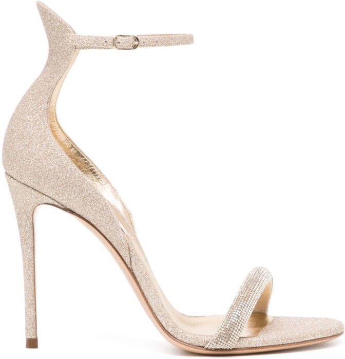 Casadei Blade Stratosphere sandalen Goud