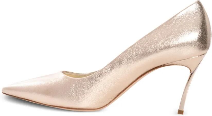 Casadei 100 mm Blade metallic pumps Goud - Foto 5