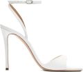 Casadei 100 mm leren sandalen met hak Wit - Wit
