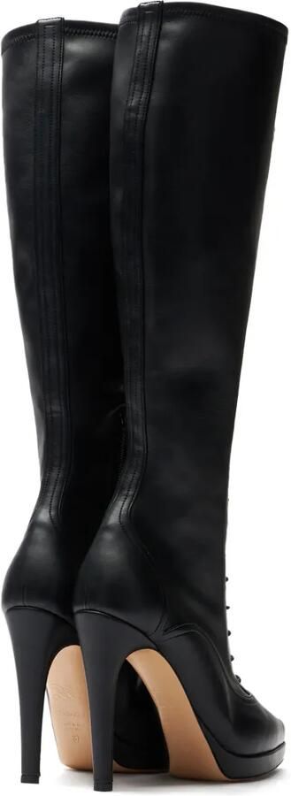 Casadei 100mm Michelle laarzen met veters Zwart - Foto 5
