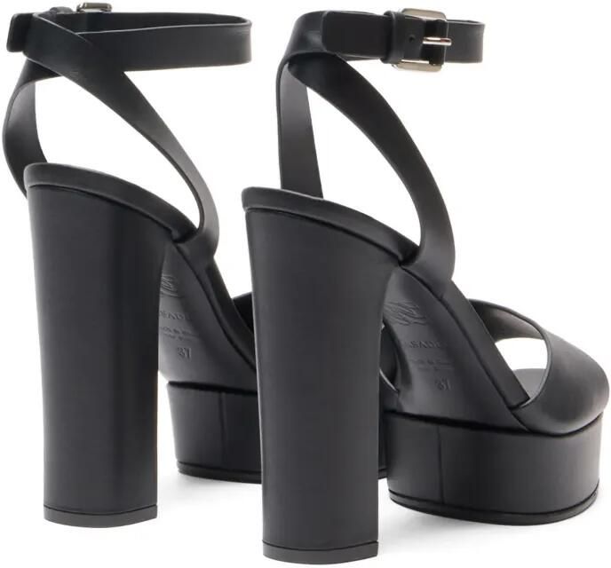 Casadei 120 mm sandalen met plateauzool en hak Zwart - Foto 5