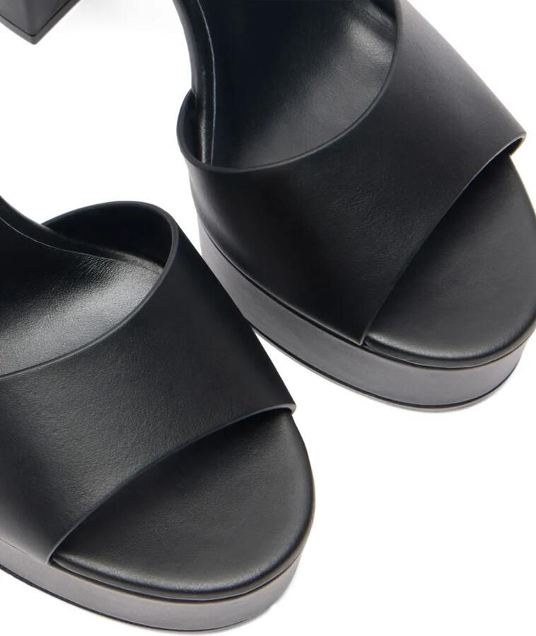 Casadei 120 mm sandalen met plateauzool en hak Zwart - Foto 2