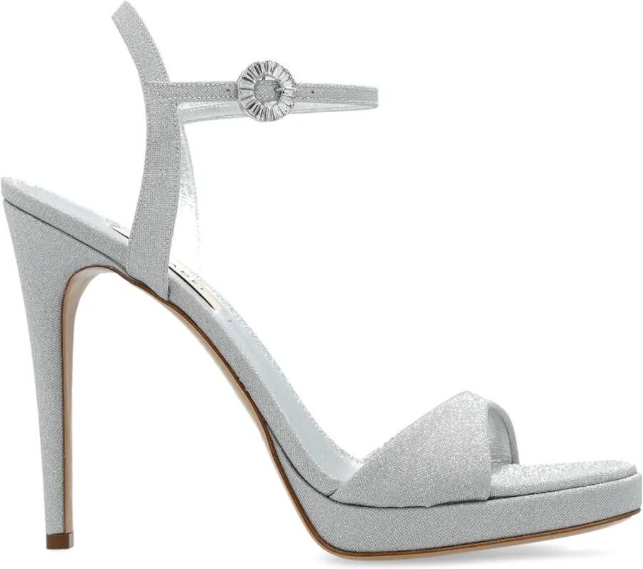 Casadei 130 mm Michelle sandalen Zilver
